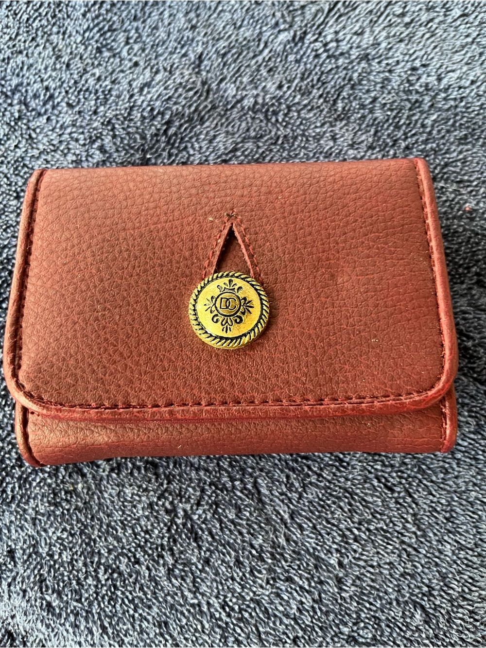 Wallet women’s burgundy wallet new